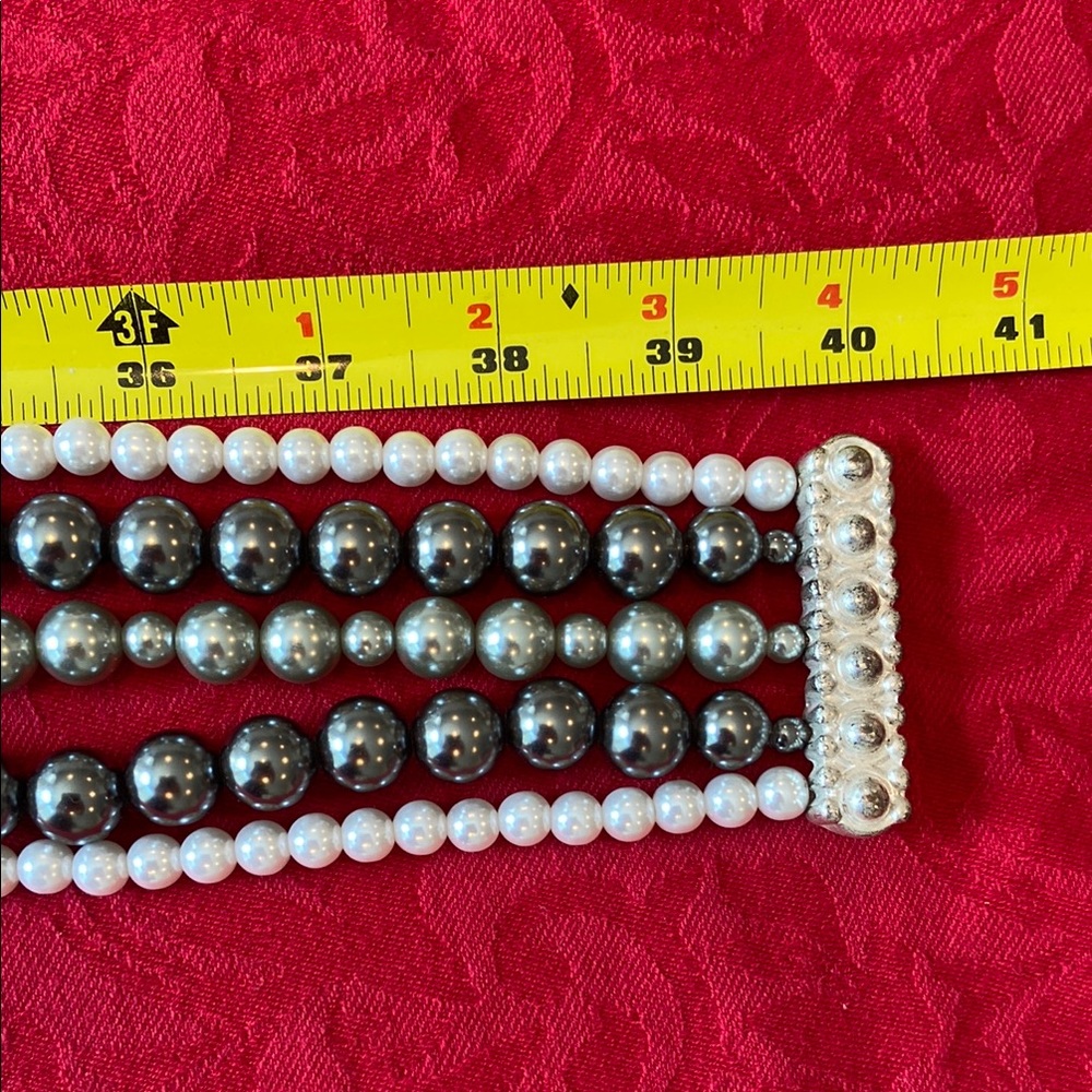 Chico's Black and White Multi-Strand Belt NWT - Picture 9 of 11
